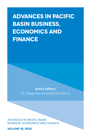 Cover image: Advances in Pacific Basin Business, Economics and Finance 9781801173131
