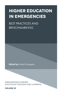 Cover image: Higher Education in Emergencies 9781801173797