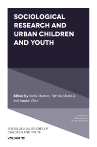 Cover image: Sociological Research and Urban Children and Youth 9781801174459