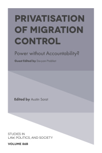 Cover image: Privatisation of Migration Control 9781801176637