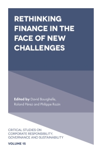 表紙画像: Rethinking Finance in the Face of New Challenges 9781801177894
