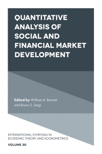 表紙画像: Quantitative Analysis of Social and Financial Market Development 9781801179218