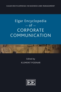 Cover image: Elgar Encyclopedia of Corporate Communication 1st edition 9781802200867