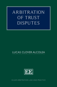 صورة الغلاف: Arbitration of Trust Disputes 1st edition 9781802201314
