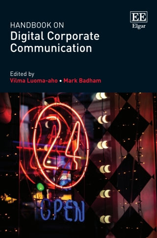 Cover image: Handbook on Digital Corporate Communication 1st edition 9781802201956
