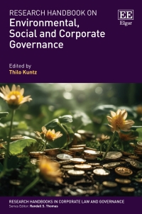 Cover image: Research Handbook on Environmental, Social and Corporate Governance 1st edition 9781802202526