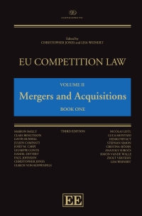 Titelbild: EU Competition Law Volume II: Mergers and Acquisitions 3rd edition 9781802203455