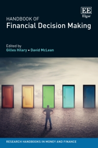 Imagen de portada: Handbook of Financial Decision Making 1st edition 9781802204162