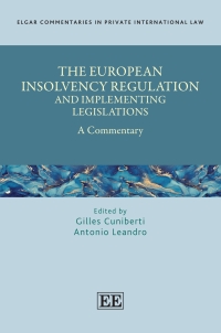 Cover image: The European Insolvency Regulation and Implementing Legislations 1st edition 9781802205206