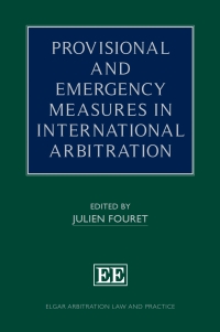 Titelbild: Provisional and Emergency Measures in International Arbitration 1st edition 9781802205480