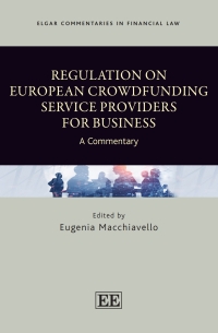 صورة الغلاف: Regulation on European Crowdfunding Service Providers for Business 1st edition 9781802209938