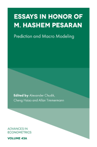 Cover image: Essays in Honor of M. Hashem Pesaran 9781802620627
