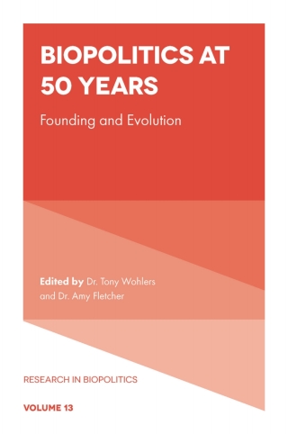 Cover image: Biopolitics at 50 Years 9781802621082