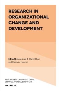 Imagen de portada: Research in Organizational Change and Development 9781802621747
