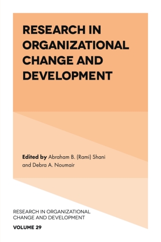 Cover image: Research in Organizational Change and Development 9781802621747