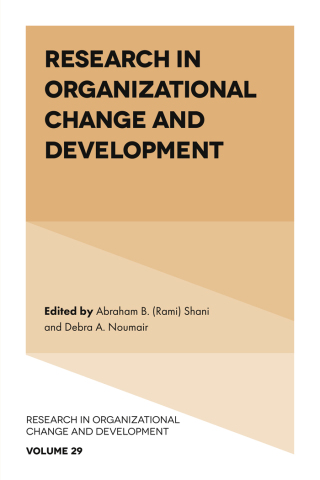 Cover image: Research in Organizational Change and Development 9781802621747