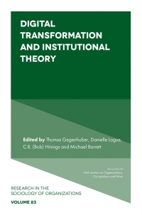 Imagen de portada: Digital Transformation and Institutional Theory 9781802622225