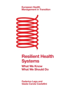 Immagine di copertina: Resilient Health Systems 9781802622768