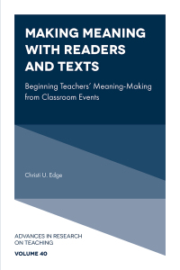 Cover image: Making Meaning with Readers and Texts 9781802623383