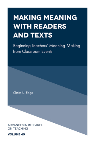 Imagen de portada: Making Meaning with Readers and Texts 9781802623383