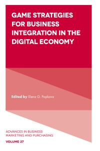 Titelbild: Game Strategies for Business Integration in the Digital Economy 9781802628463