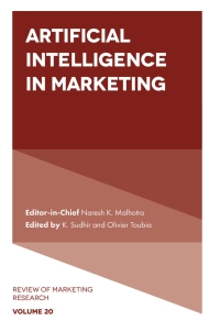 Cover image: Artificial Intelligence in Marketing 9781802628760