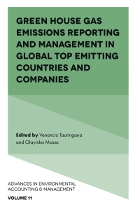 Imagen de portada: Green House Gas Emissions Reporting and Management in Global Top Emitting Countries and Companies 9781802628845