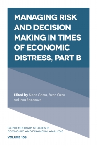 Omslagafbeelding: Managing Risk and Decision Making in Times of Economic Distress 9781802629729