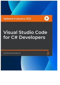 Cover image: Visual Studio Code for C# Developers 1st edition 9781803230276