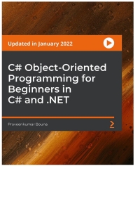 Imagen de portada: C# Object-Oriented Programming for Beginners in C# and .NET 1st edition 9781803235110