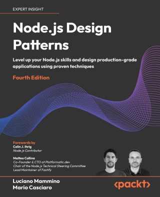Imagen de portada: Node.js Design Patterns 4th edition 9781803238944