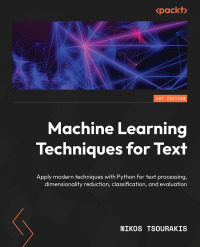 Cover image: Machine Learning Techniques for Text 1st edition 9781803242385
