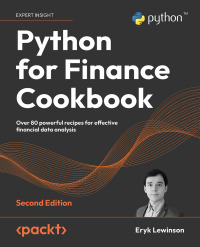 Imagen de portada: Python for Finance Cookbook 2nd edition 9781803243191