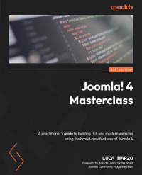 Cover image: Joomla! 4 Masterclass 1st edition 9781803238975