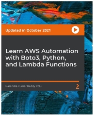 Cover image: Learn AWS Automation with Boto3, Python, and Lambda Functions 1st edition 9781803245317