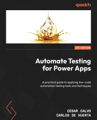 Imagen de portada: Automate Testing for Power Apps 1st edition 9781803236551