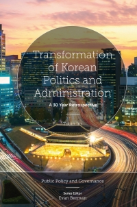 Cover image: Transformation of Korean Politics and Administration 9781803821160