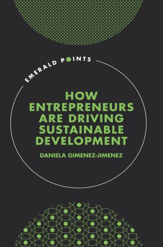 Cover image: How Entrepreneurs are Driving Sustainable Development 9781803822105