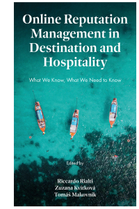Omslagafbeelding: Online Reputation Management in Destination and Hospitality 9781803823768