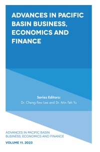 表紙画像: Advances in Pacific Basin Business, Economics and Finance 9781803824024