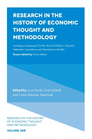 Imagen de portada: Research in the History of Economic Thought and Methodology 9781803827087