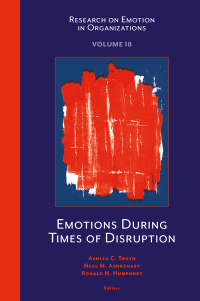 Titelbild: Emotions During Times of Disruption 9781803828381