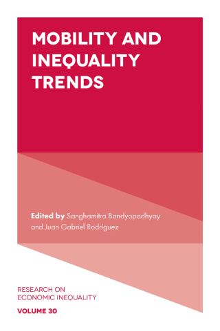 Imagen de portada: Mobility and Inequality Trends 9781803829029