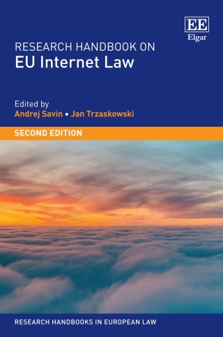 Cover image: Research Handbook on EU Internet Law 2nd edition 9781803920870