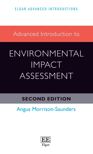 Cover image: Advanced Introduction to Environmental Impact Assessment 2nd edition 9781803922133