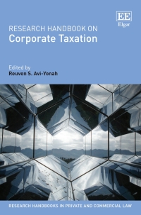 Cover image: Research Handbook on Corporate Taxation 1st edition 9781803923109