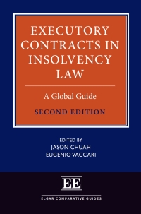 Cover image: Executory Contracts in Insolvency Law 2nd edition 9781803923413