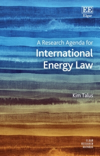 Cover image: A Research Agenda for International Energy Law 1st edition 9781803924953
