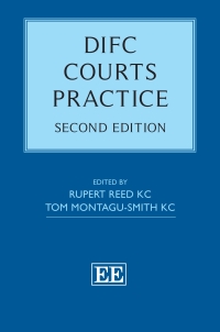 Cover image: DIFC Courts Practice 2nd edition 9781803925448