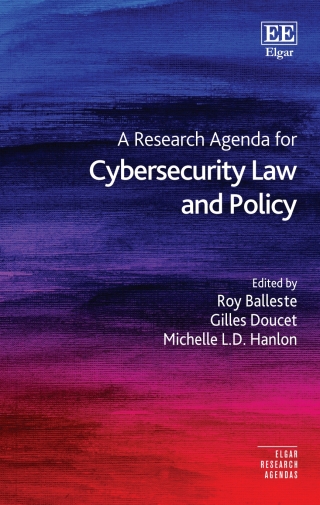 Cover image: A Research Agenda for Cybersecurity Law and Policy 1st edition 9781803929187